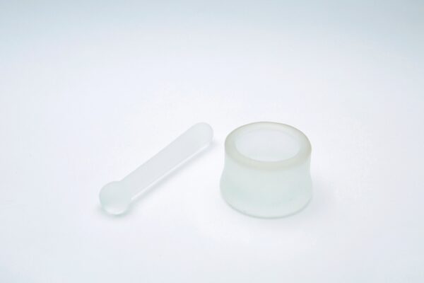 ホワイト型乳鉢と乳棒（デッドストック）｜すりガラス仕上げの実験器具セット
