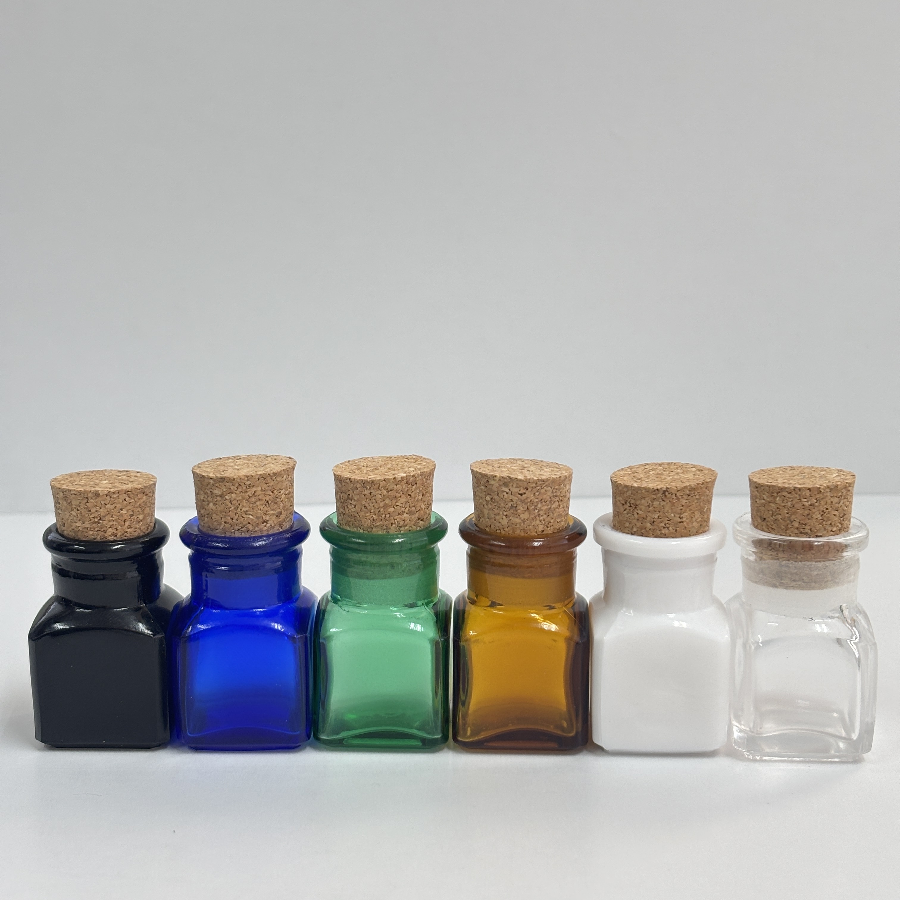コルク栓薬瓶(全6色)
