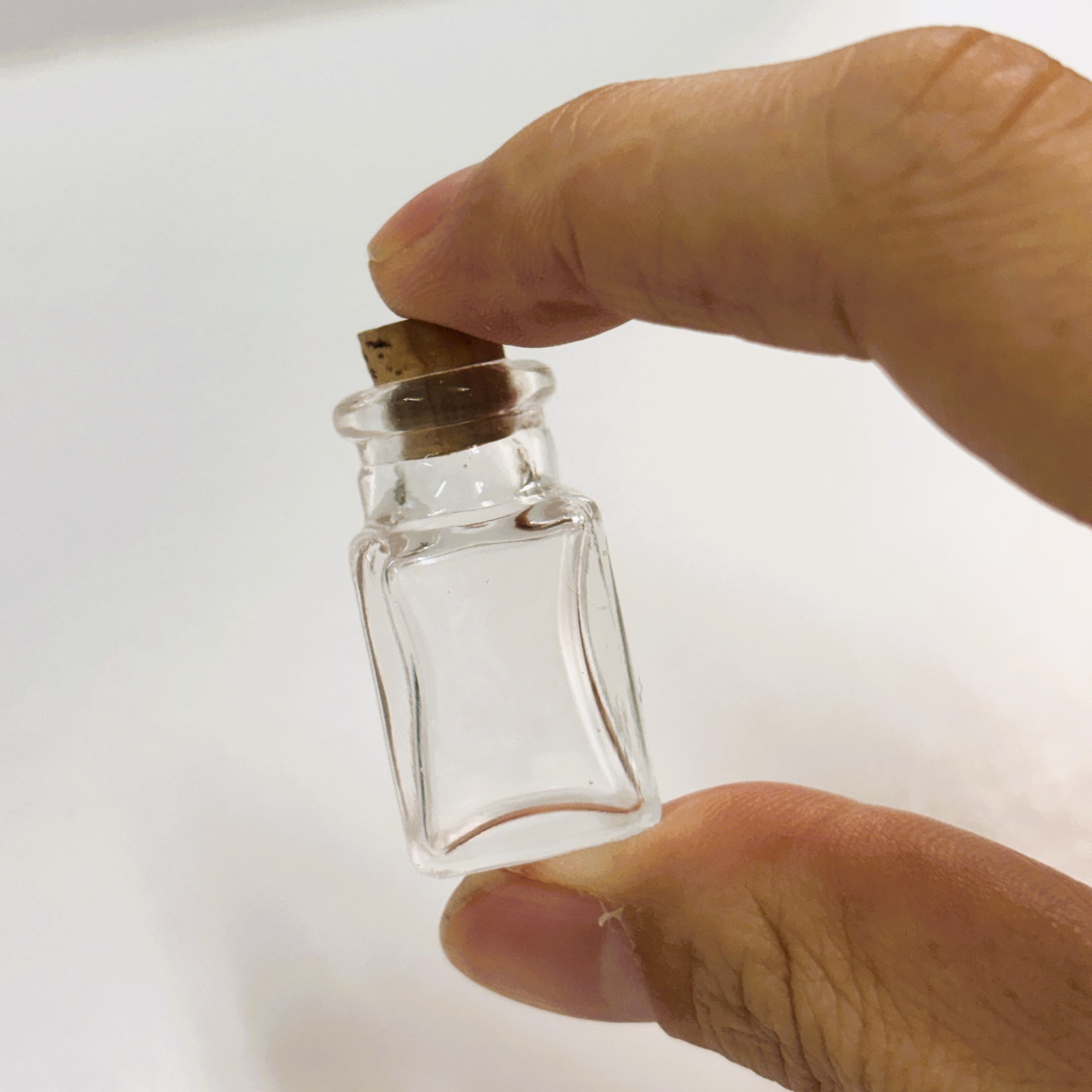 豆びん（本体＋コルク栓／2個セット） - 画像 (2)